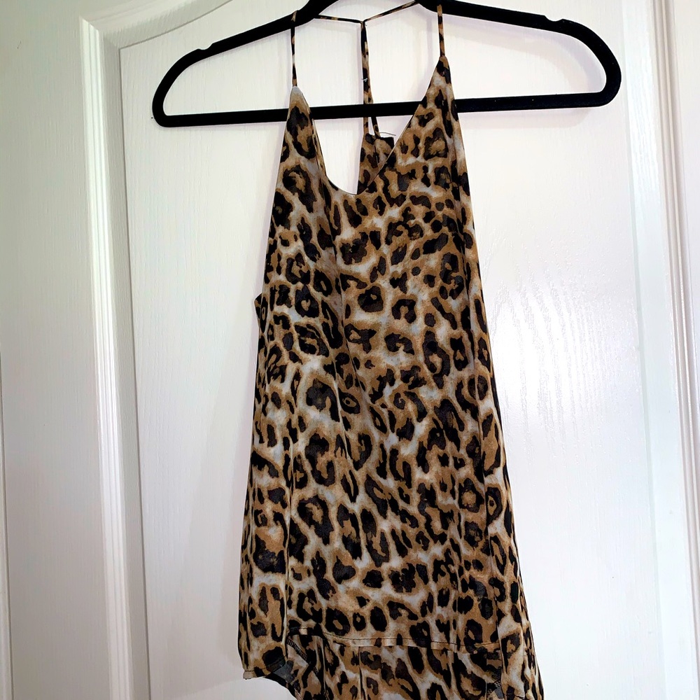Leopard Print Tank Top